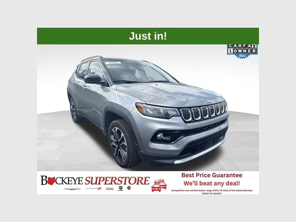 Used 2022 Silver Jeep Limited image 1