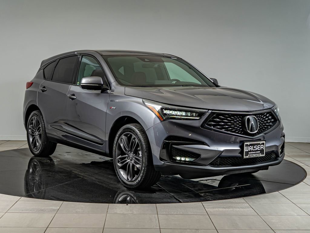 Used 2021 Modern Steel Metallic Acura A-Spec image 3