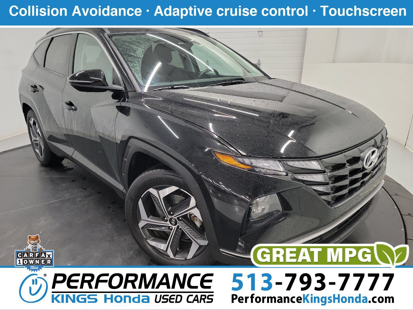 Used 2022 Phantom Black Hyundai SEL image 1