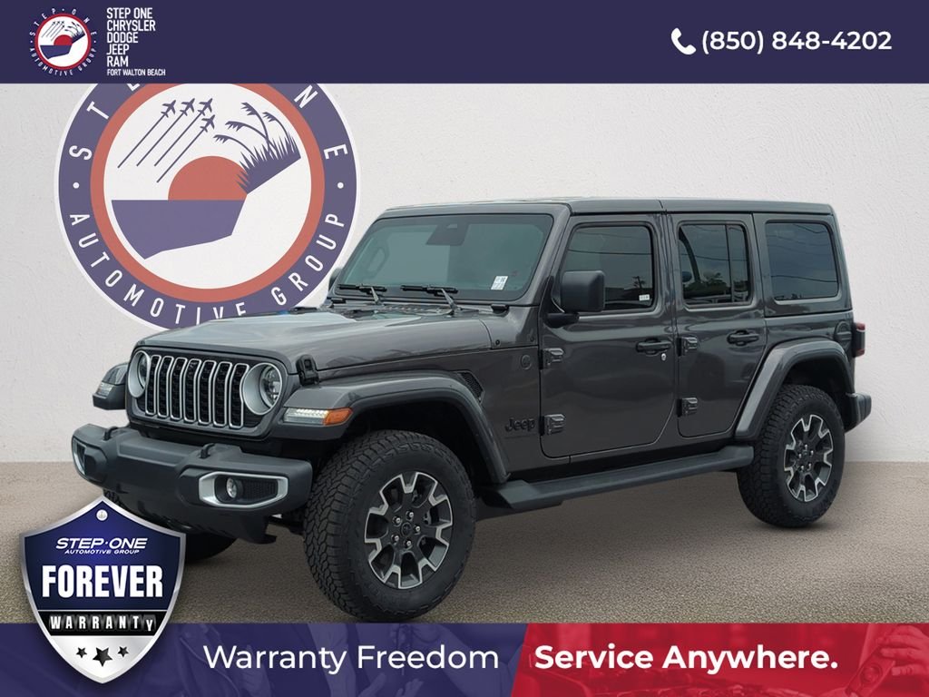 New 2026 Granite Crystal Metallic Clear-Coat Exterior Paint Jeep Sahara image 1
