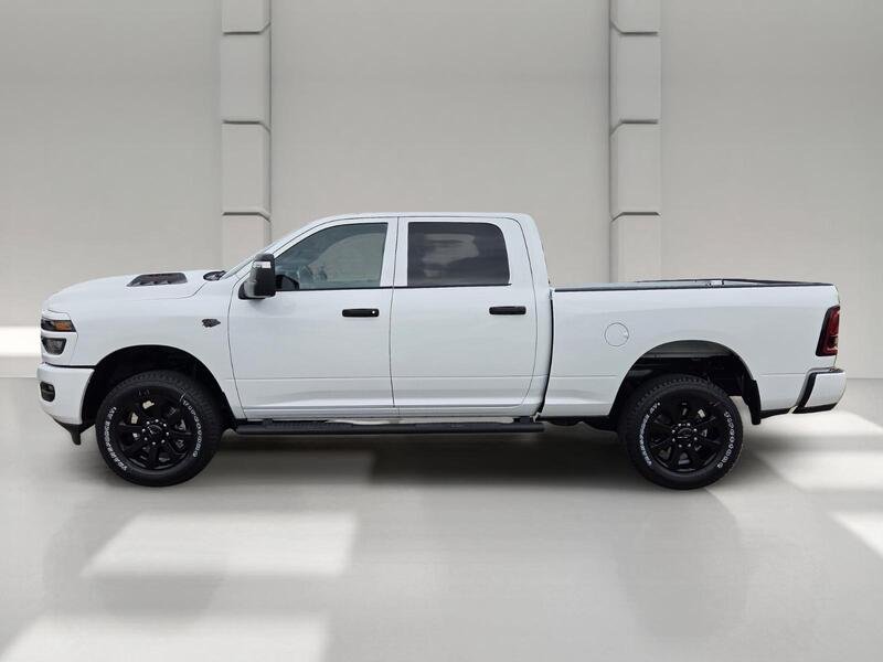 New 2027 Bright White Clear-Coat Paint RAM BLACK EXPRESS 4X4 CREW CAB 6