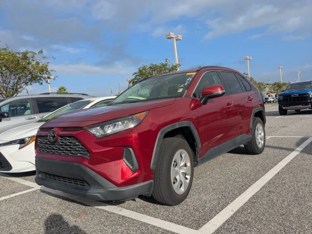 Used 2019 Red Toyota LE image 2