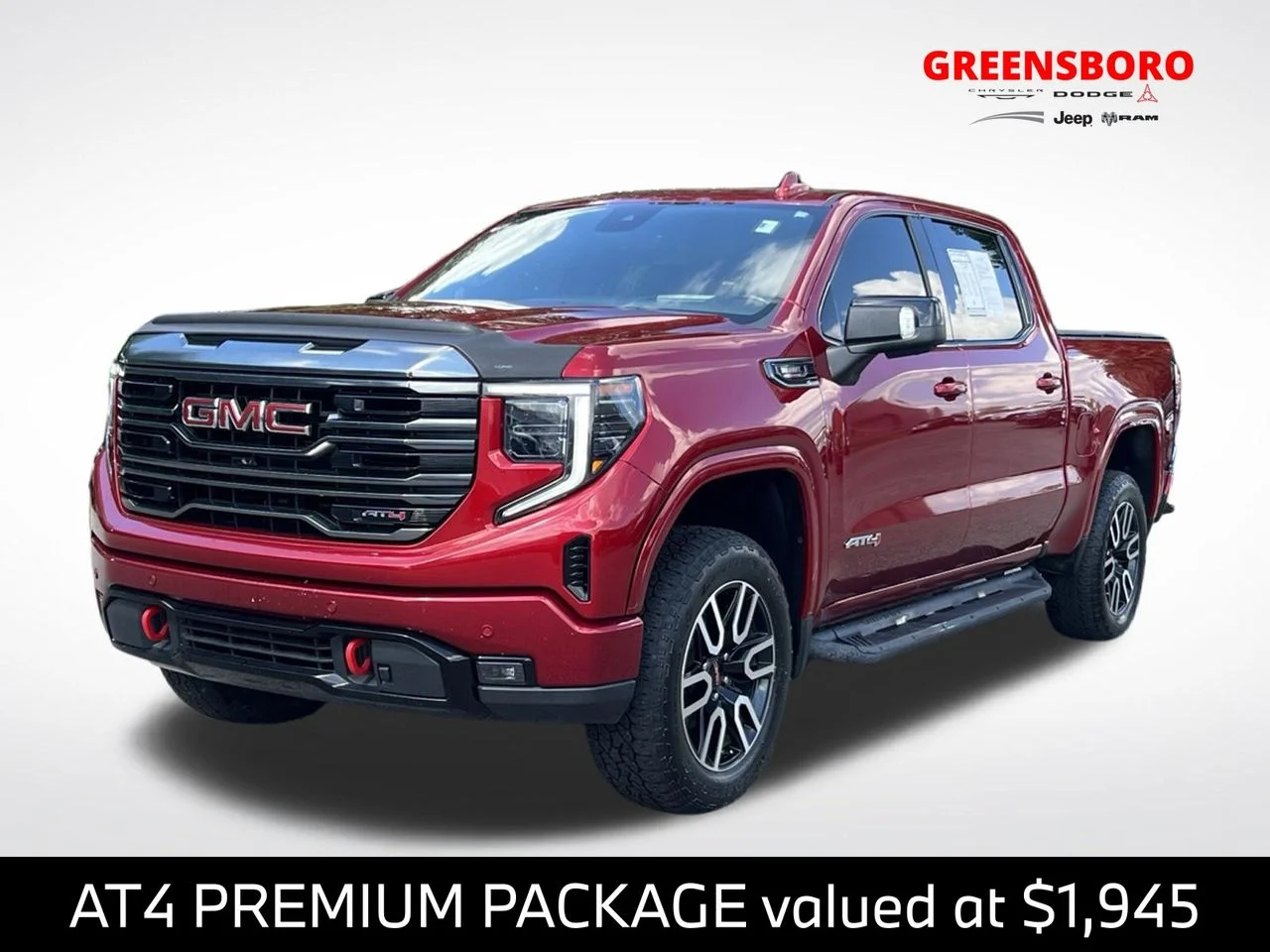 Used 2023 Red GMC AT4 image 1