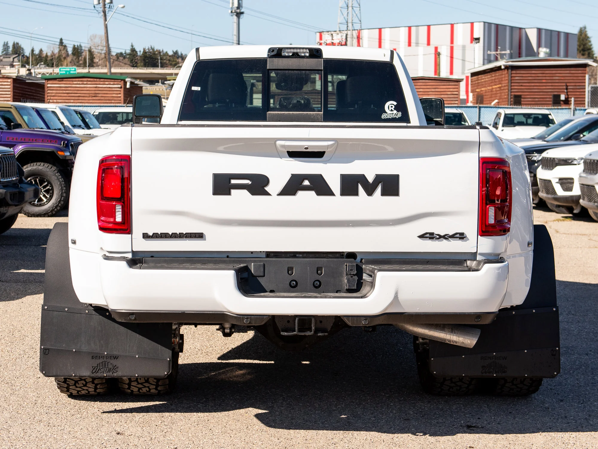 New 2026 White RAM Laramie* Dually, 8