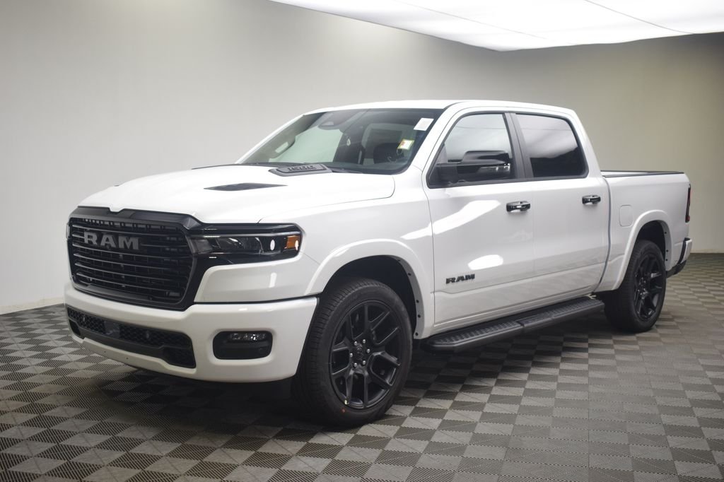 New 2026 Bright White Clear-Coat Exterior Paint RAM Laramie image 13