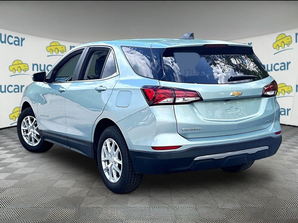 Used 2022 Seaglass Blue Metallic Chevrolet LT image 4