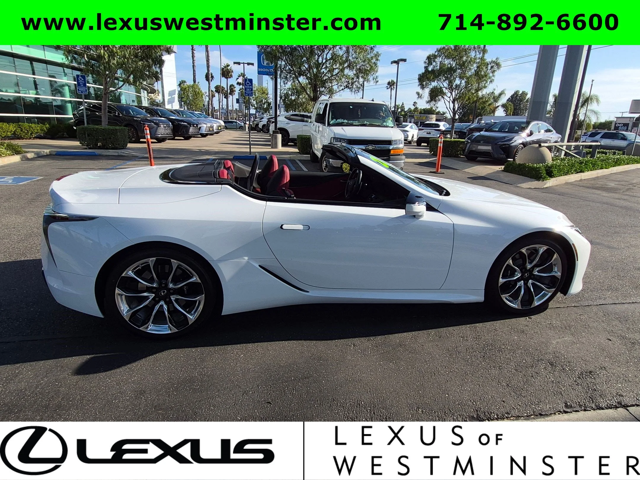 Certified Used 2021 White Lexus LC 500 image 9