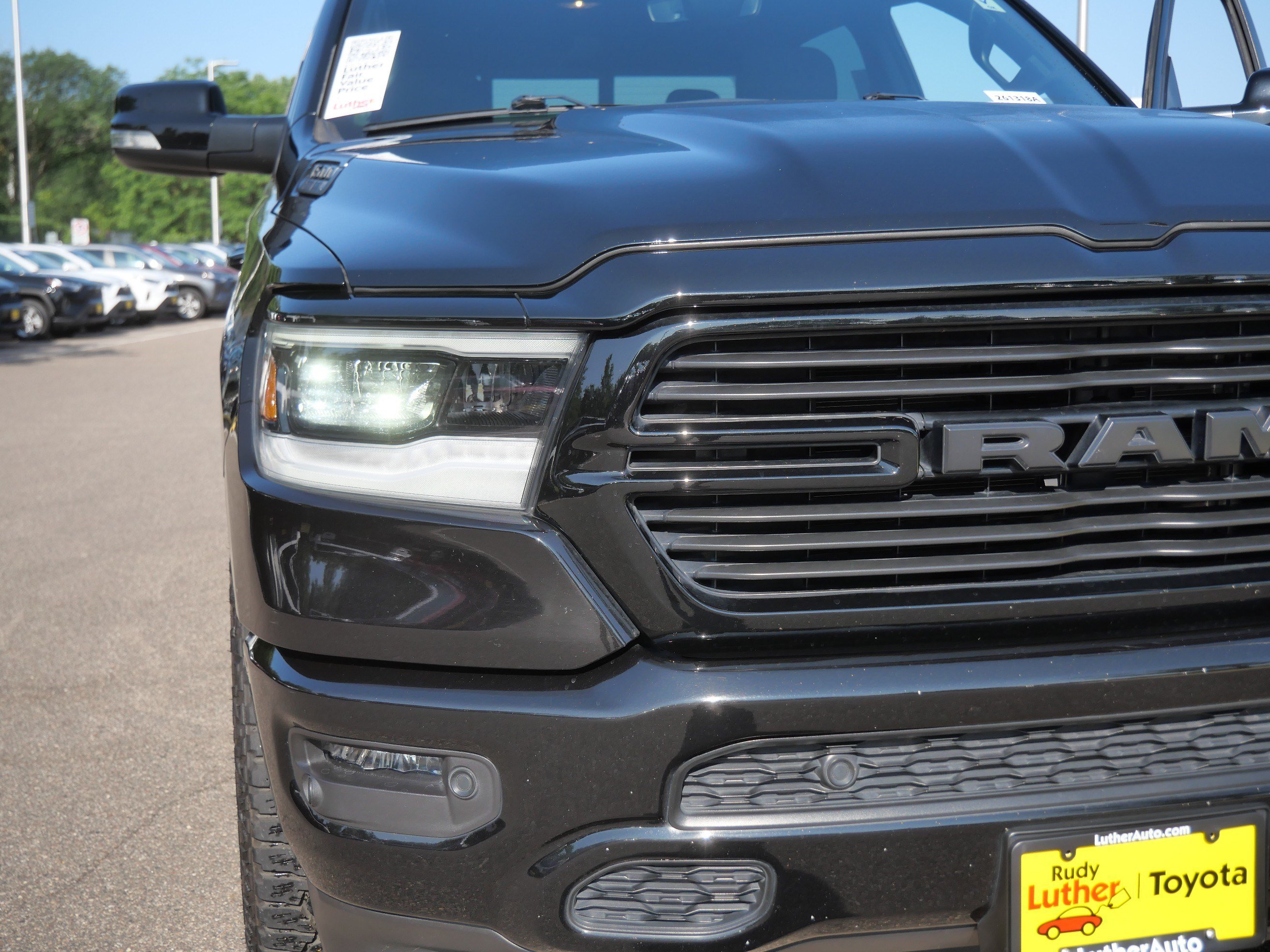 Used 2021 Diamond Black Crystal Pearlcoat Ram Big Horn image 16