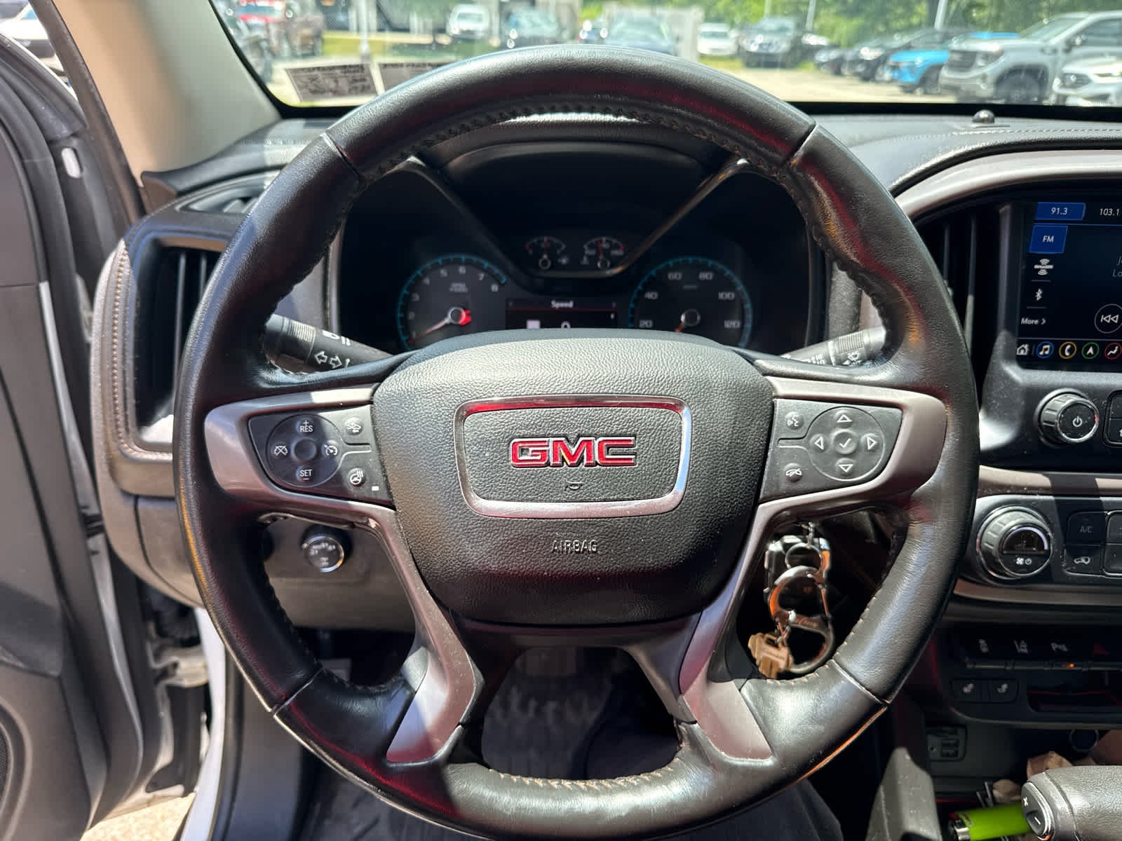 Certified Used 2021 Summit White GMC 4WD AT4 w/Leather image 5