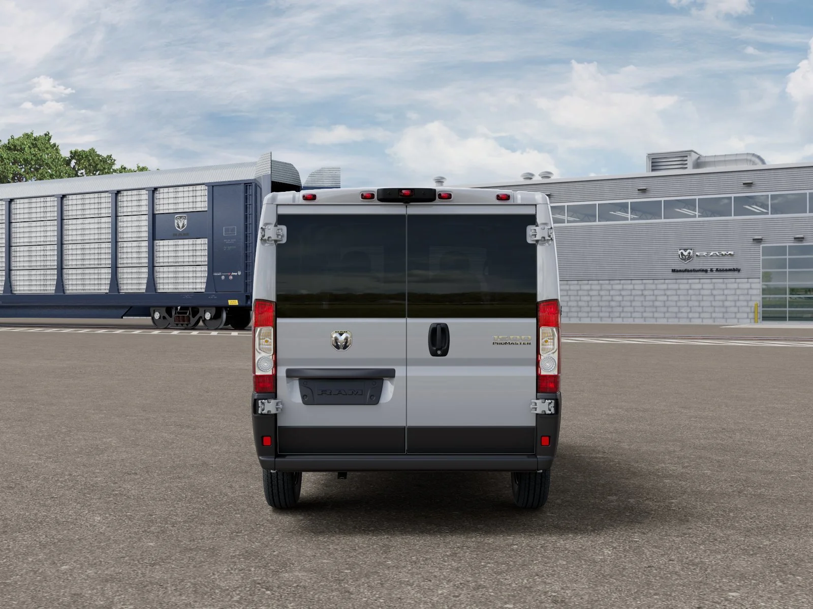 New 2026 Bright White Clear-Coat Exterior Paint RAM Tradesman 1500 Low Roof 118 WB w/Pass Seat image 7