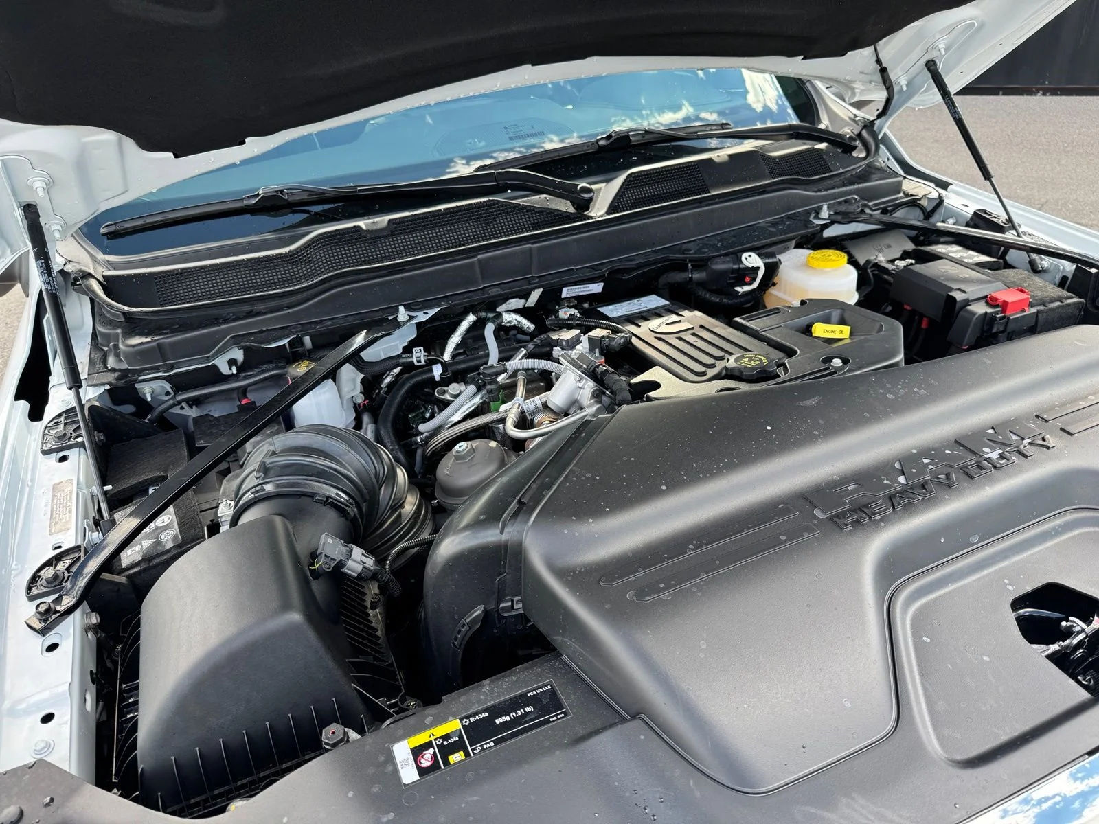 New 2026 Bright White Clear-Coat Exterior Paint RAM Laramie image 45