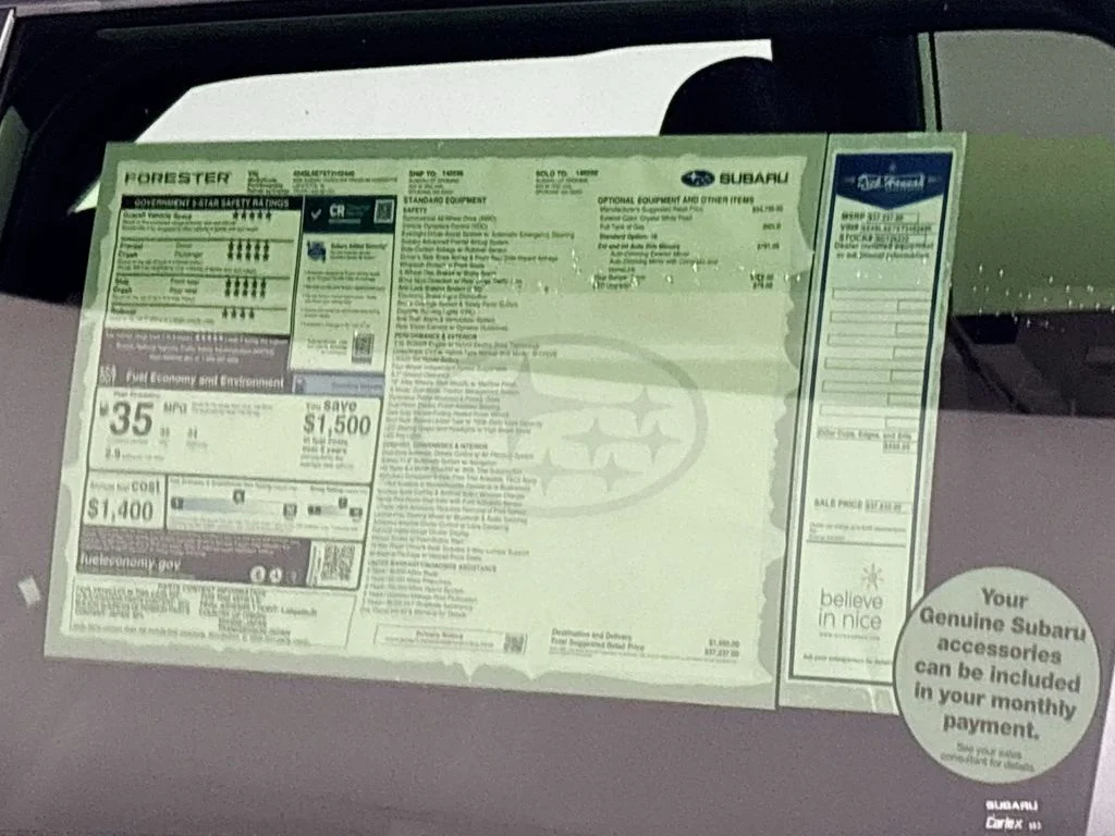 New 2026 CRYSTAL WHITE PEARL Subaru Premium Hybrid image 25