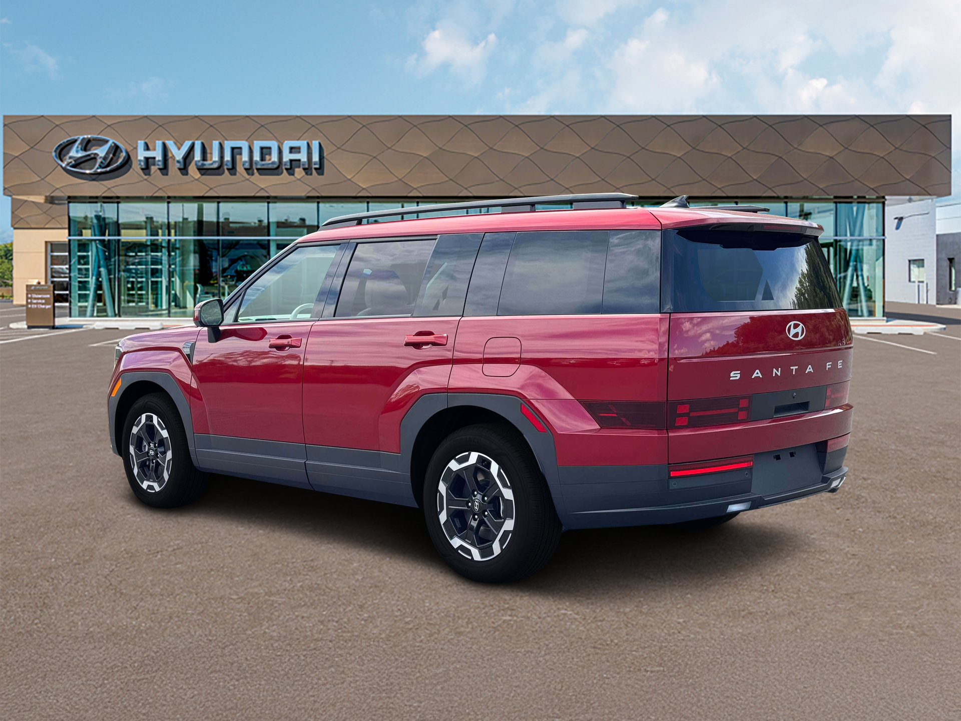 New 2027 Red Hyundai SEL AWD image 4