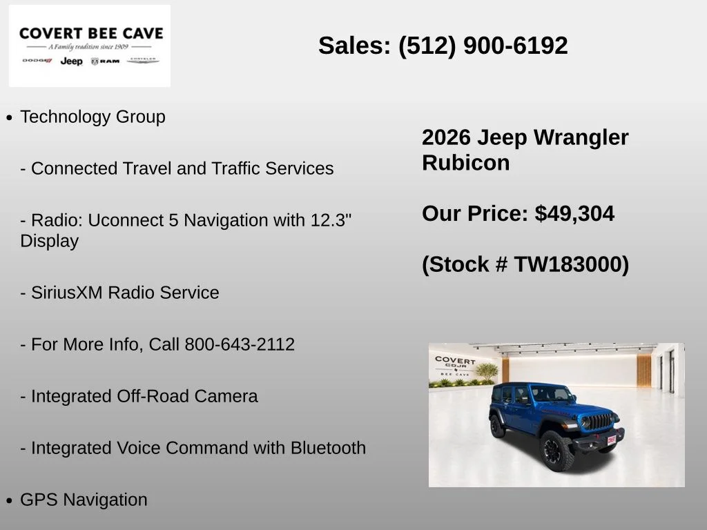 New 2026 Hydro Blue Pearl-Coat Exterior Paint Jeep Rubicon image 19