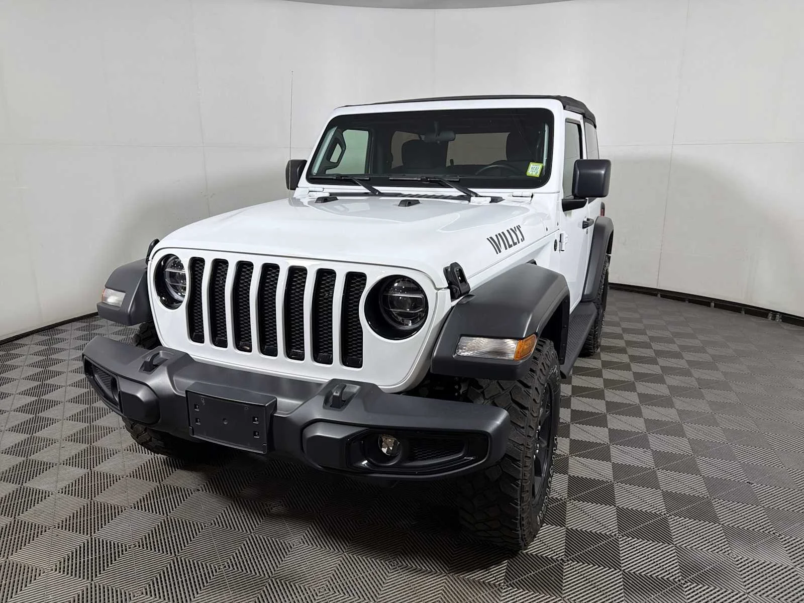 Used 2021 Bright White Clearcoat Jeep Willys image 3
