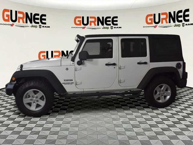 Used 2017 White Jeep Unlimited Sport image 6