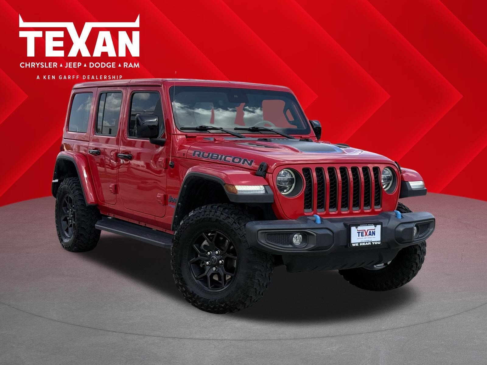 Used 2021 Firecracker Red Clearcoat Jeep  image 1