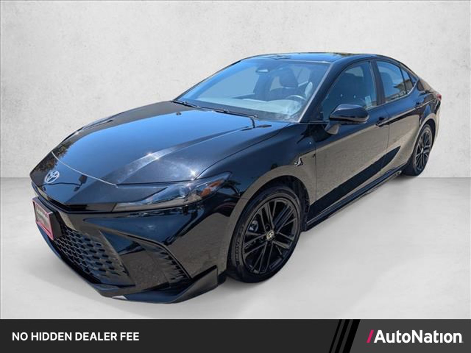 Used 2025 Midnight Black Metallic Toyota SE image 1