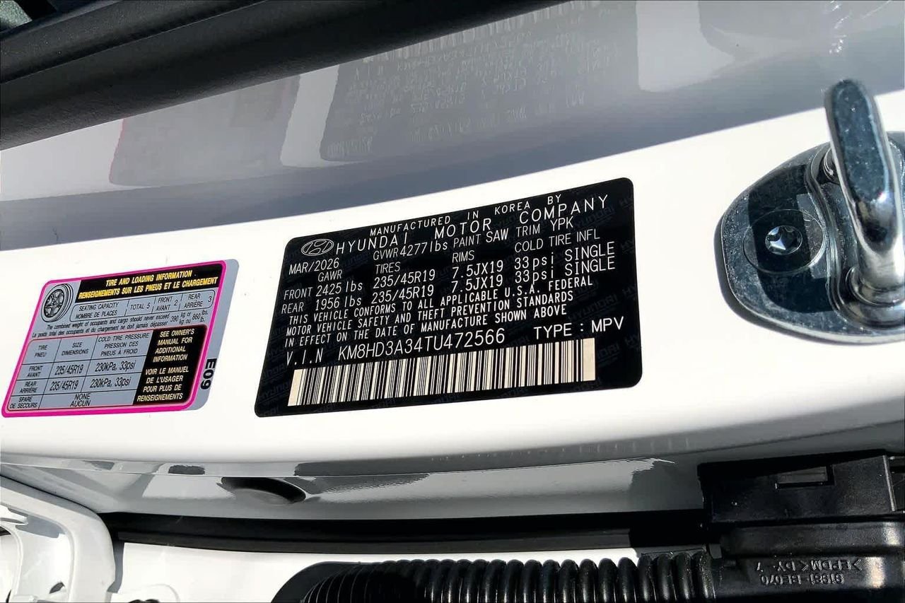 New 2026 Atlas White Hyundai SEL Premium FWD image 19