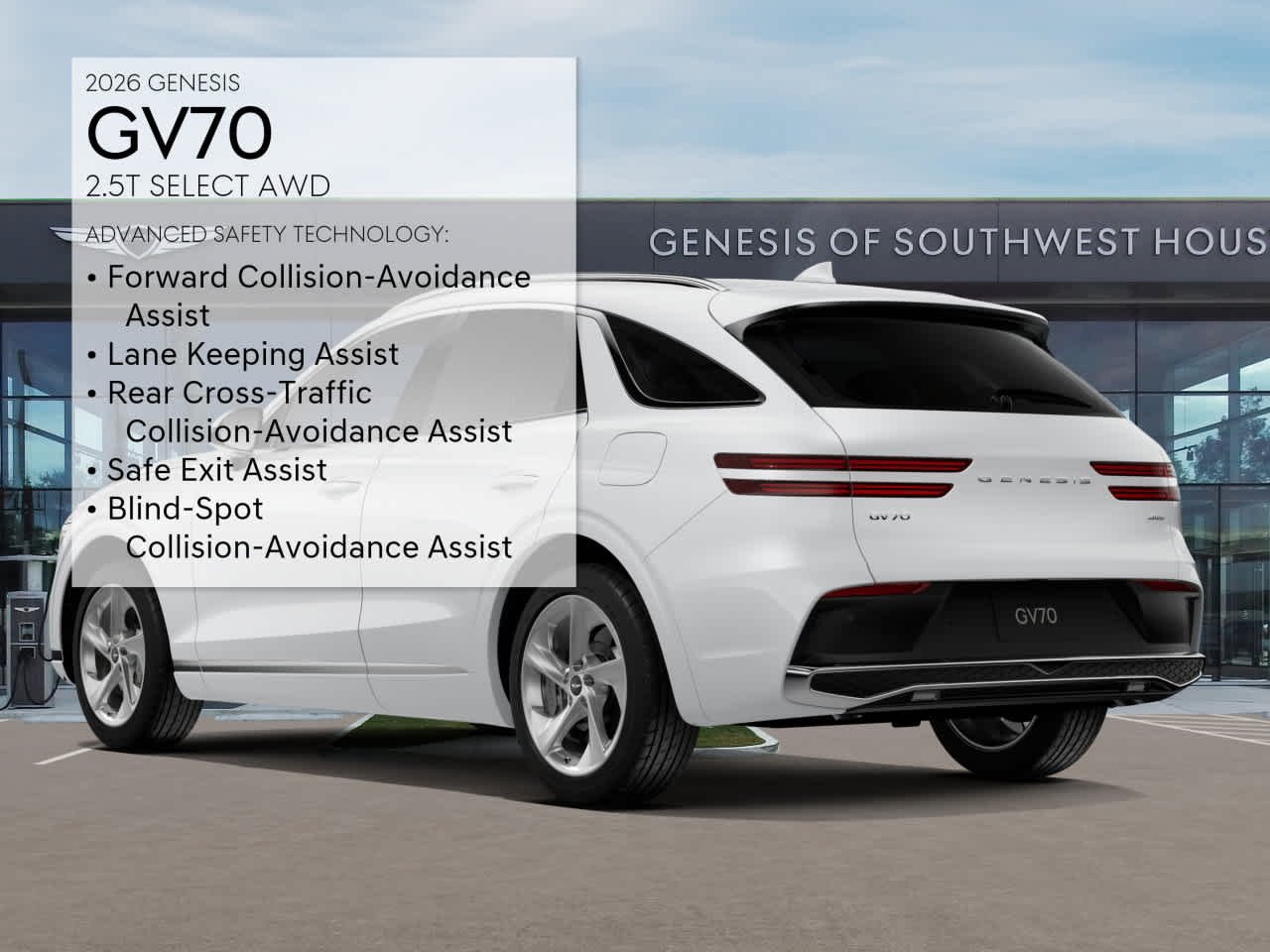 New 2026 Alta White Genesis 2.5T SELECT image 7
