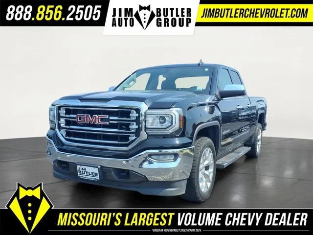 Used 2017 ONYX BLACK GMC SLT image 1