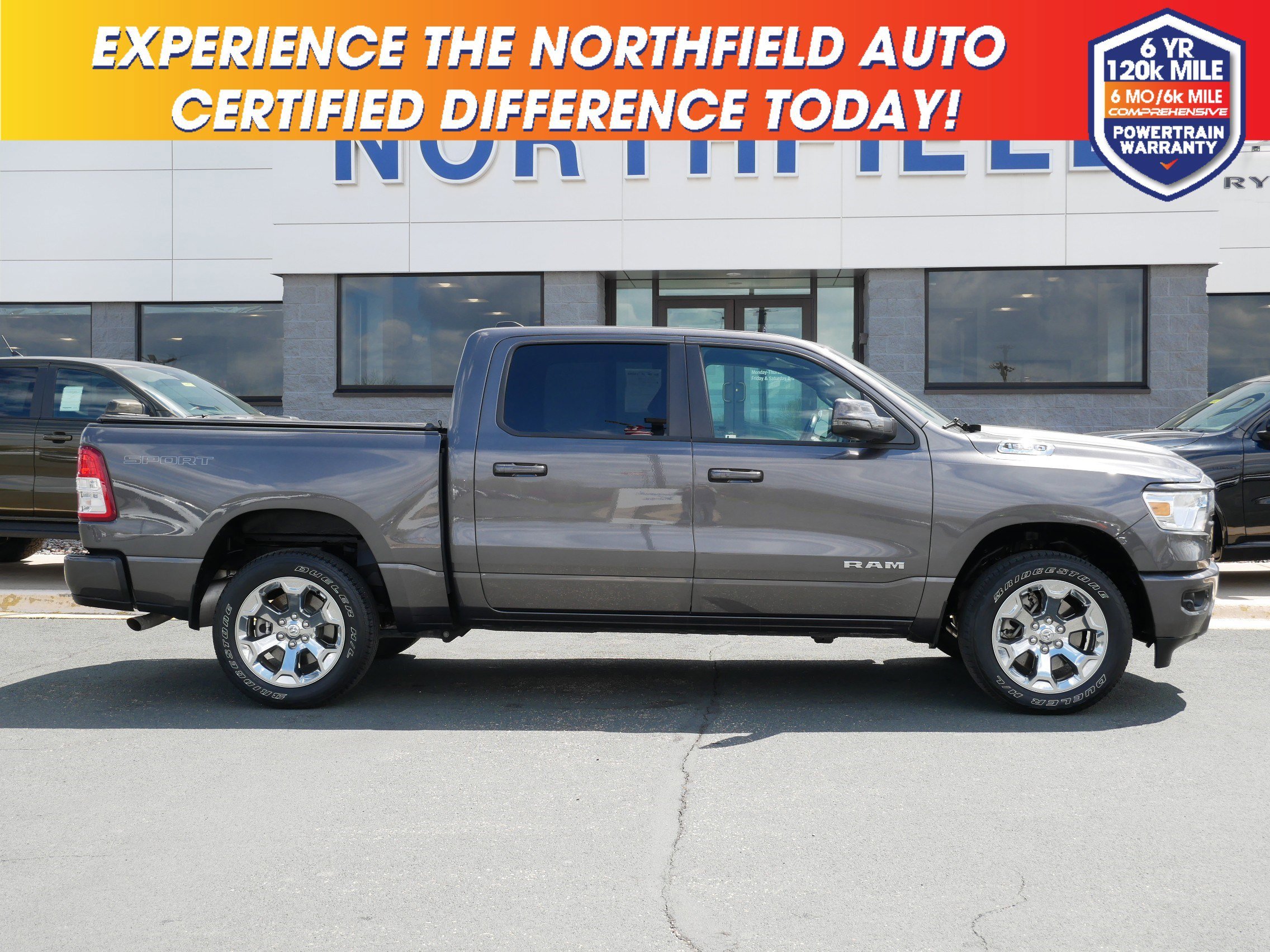 Used 2023 Granite Crystal Metallic Clearcoat Ram Big Horn image 1