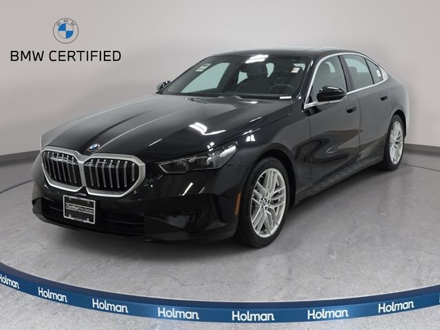 Certified Used 2024 Black Sapphire Metallic BMW 530i xDrive image 1
