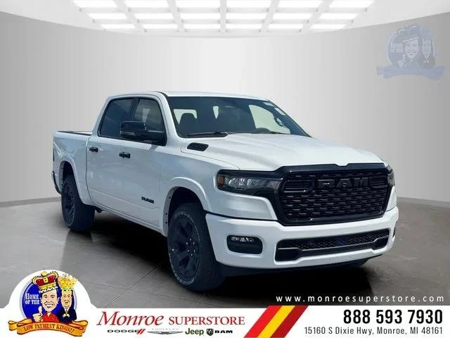 New 2026 Bright White Clear-Coat Exterior Paint RAM BIG HORN image 1