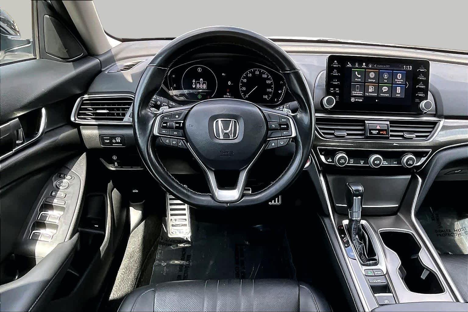 Used 2022 Platinum White Pearl Honda Sport SE image 6