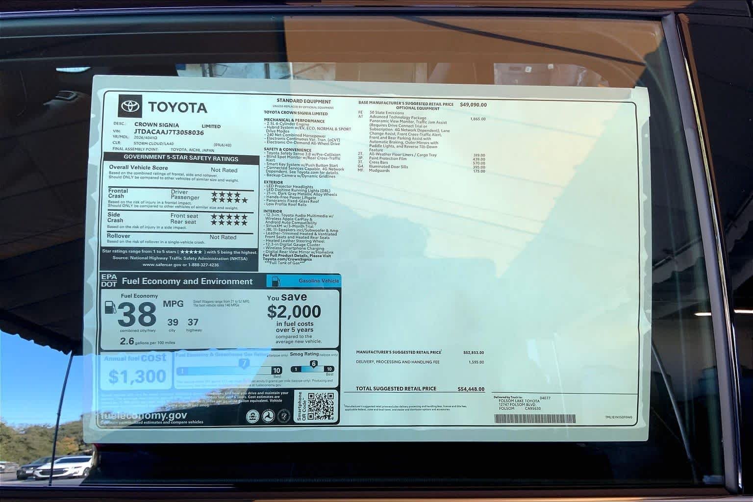 New 2026 Storm Cloud Toyota Limited image 21