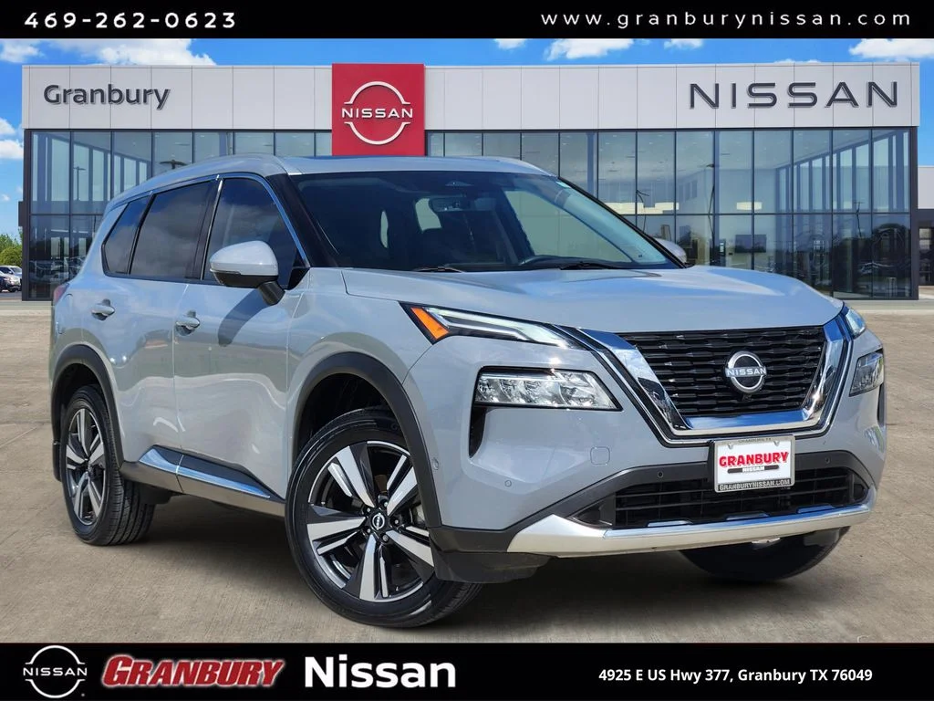 Certified Used 2023 Gray Nissan Platinum image 1