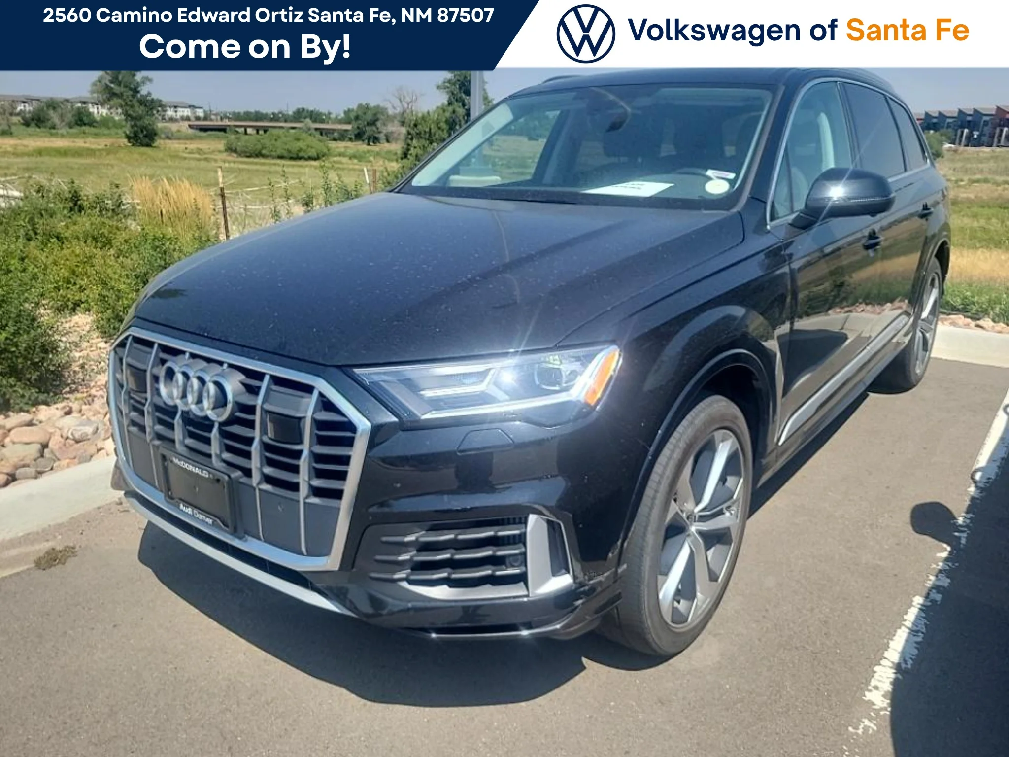 Used 2022 Mythos Black Metallic Audi Premium Plus image 1