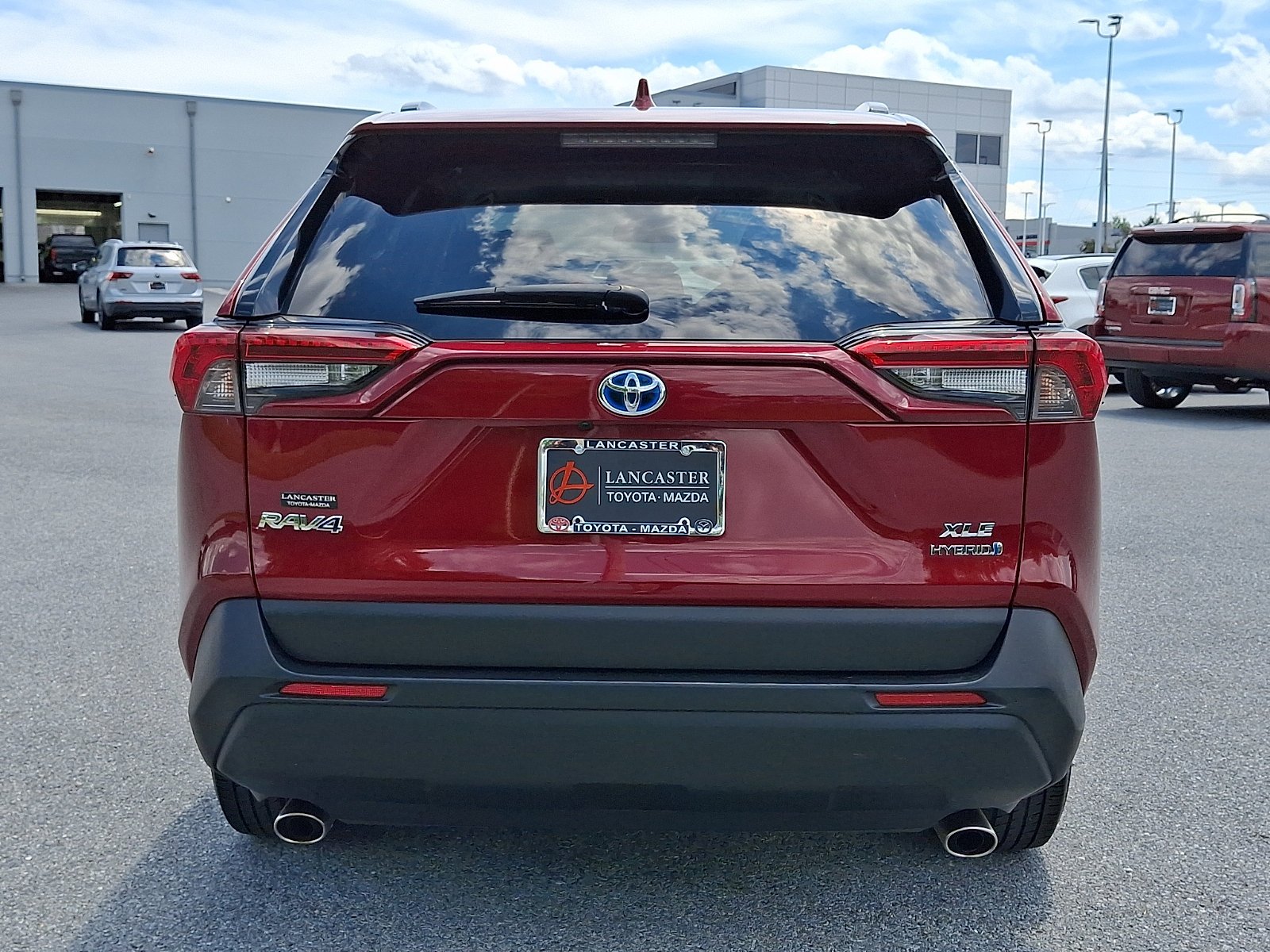 Used 2021 Ruby Flare Pearl Toyota Hybrid XLE image 6