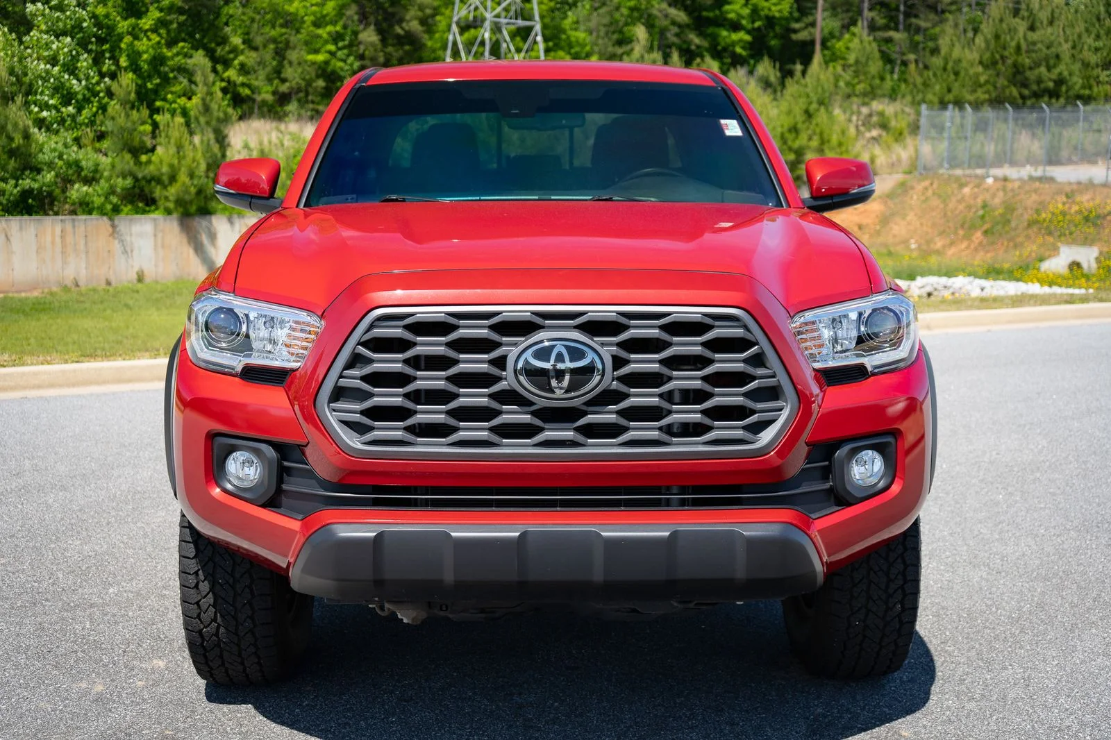 Used 2021 Red Toyota TRD Off-Road image 2