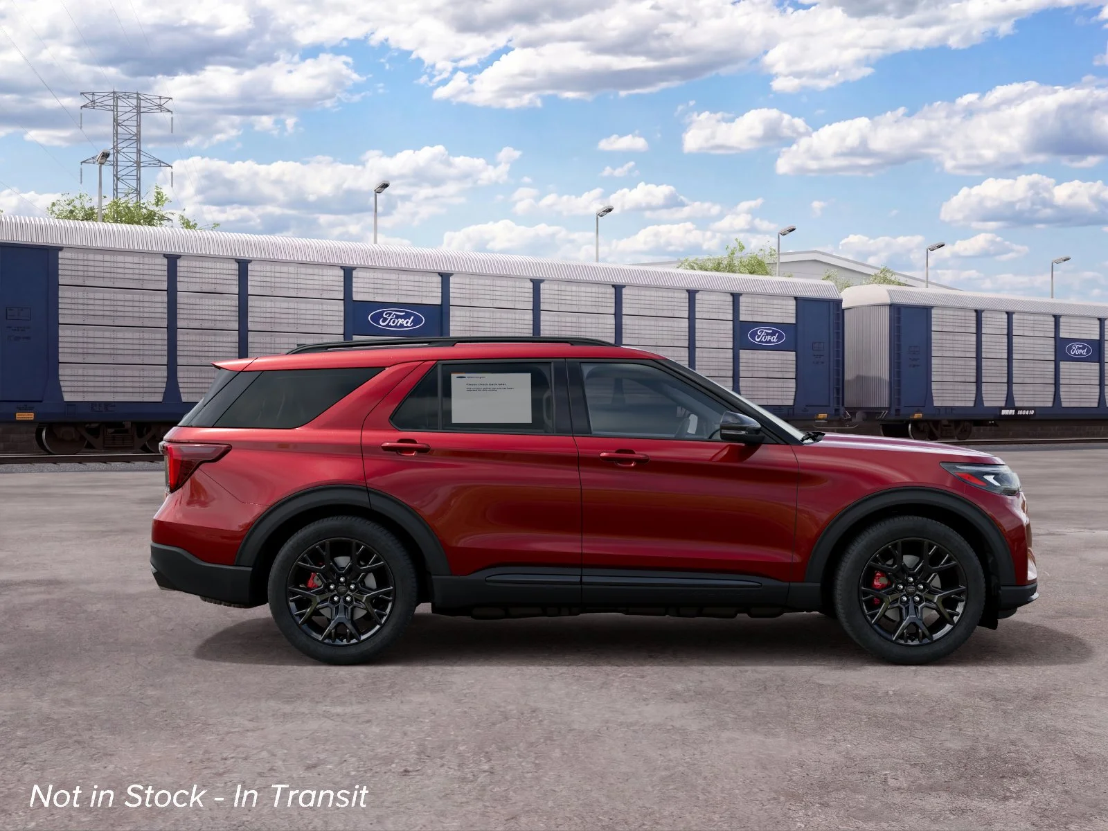 New 2027 Ruby Red Metallic Tinted Clearcoat Ford 4DR 4WD ST image 20