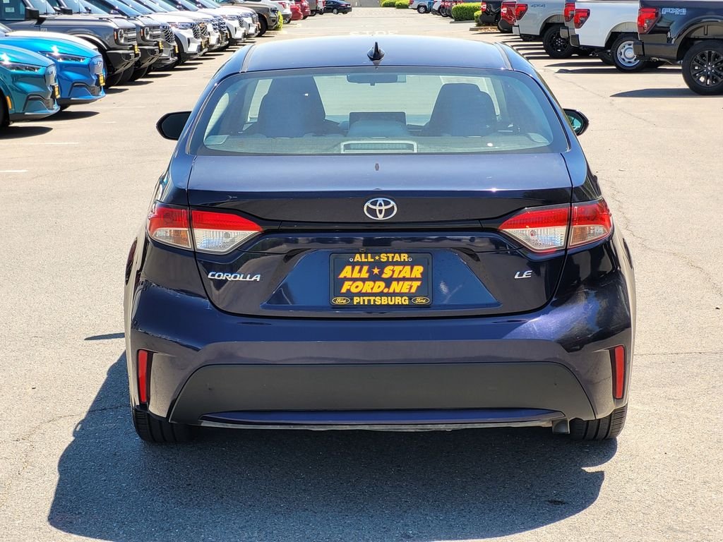 Used 2021 Blue Toyota LE image 5