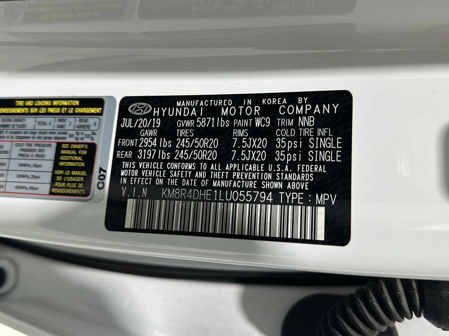 Used 2020 White Hyundai SEL image 31