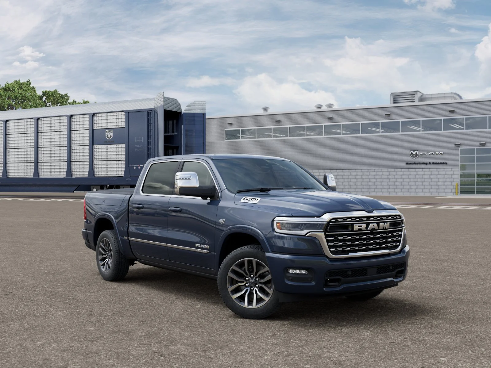 New 2026 Forged Blue Metallic Exterior Paint RAM Limited image 3