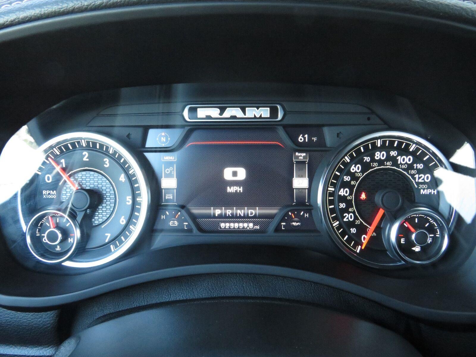 Used 2023 Diamond Black Crystal Pearlcoat Ram Laramie image 26
