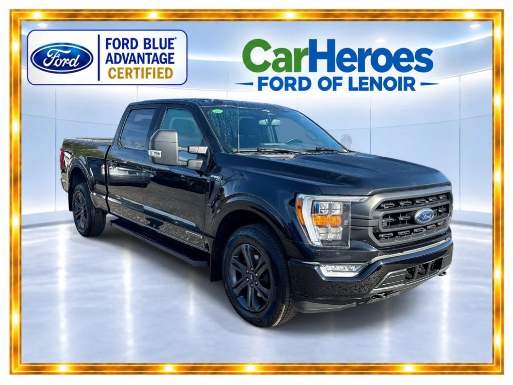 Certified Used 2023 Agate Black Metallic Ford XLT image 1