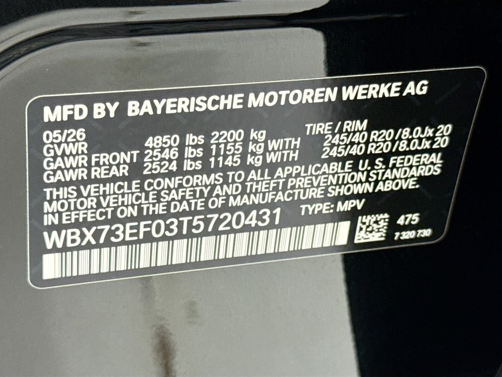 New 2026 Black Sapphire Metallic BMW xDrive28i image 34