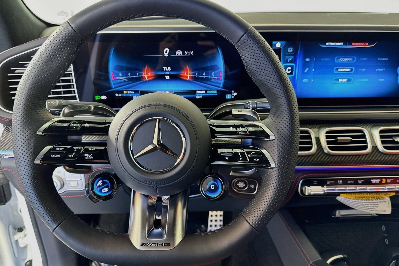 New 2026 MANUFAKTUR Moonlight White Metallic Mercedes-Benz AMG® GLE 63 S image 11