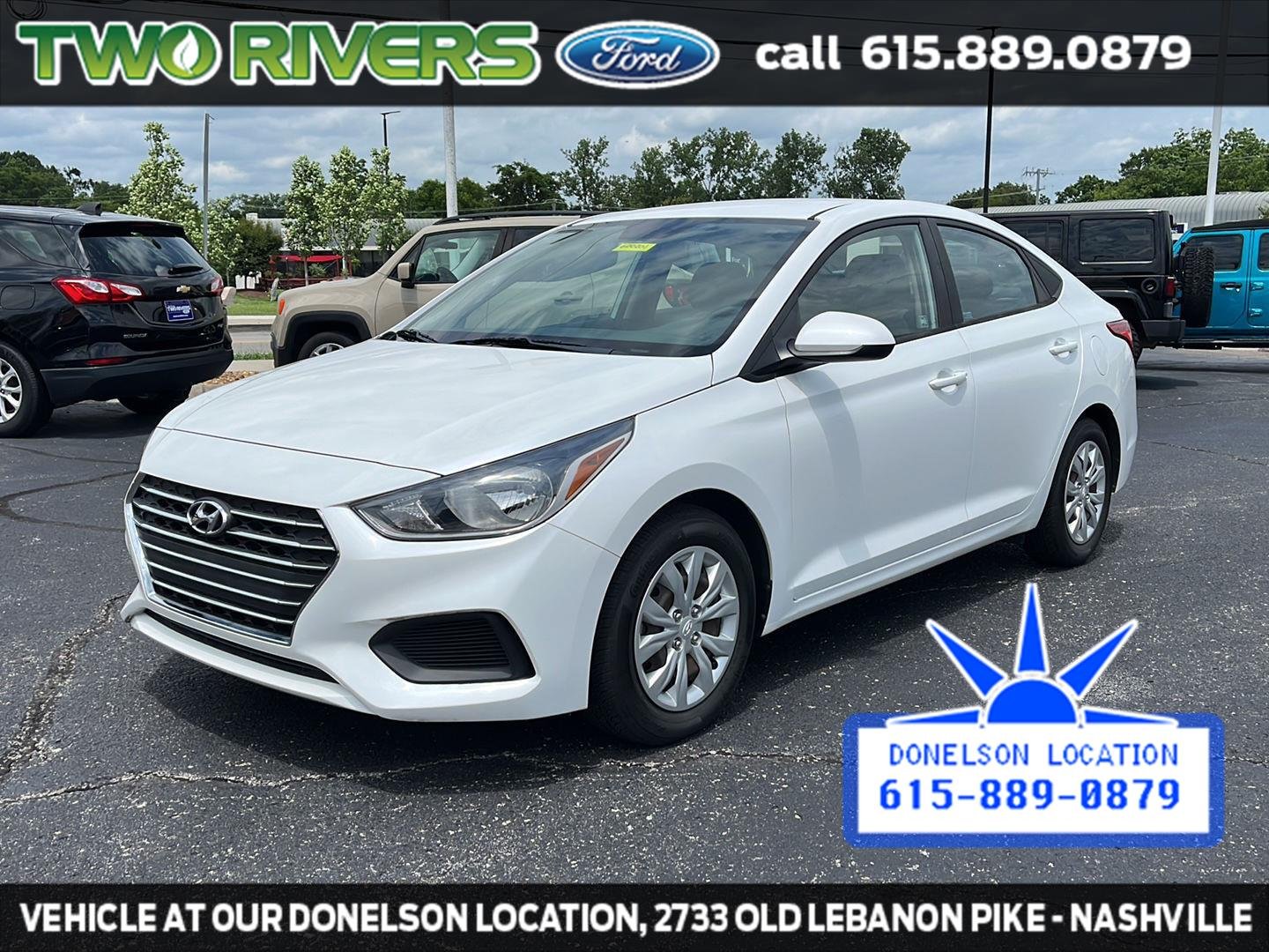 Used 2020 Frost White Pearl Hyundai SE image 4