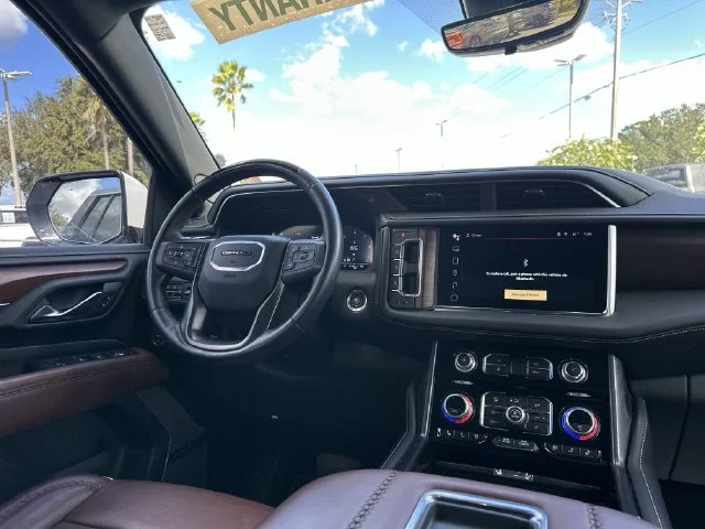 Used 2023 WHITE FROST TRICOAT GMC Denali Ultimate image 16