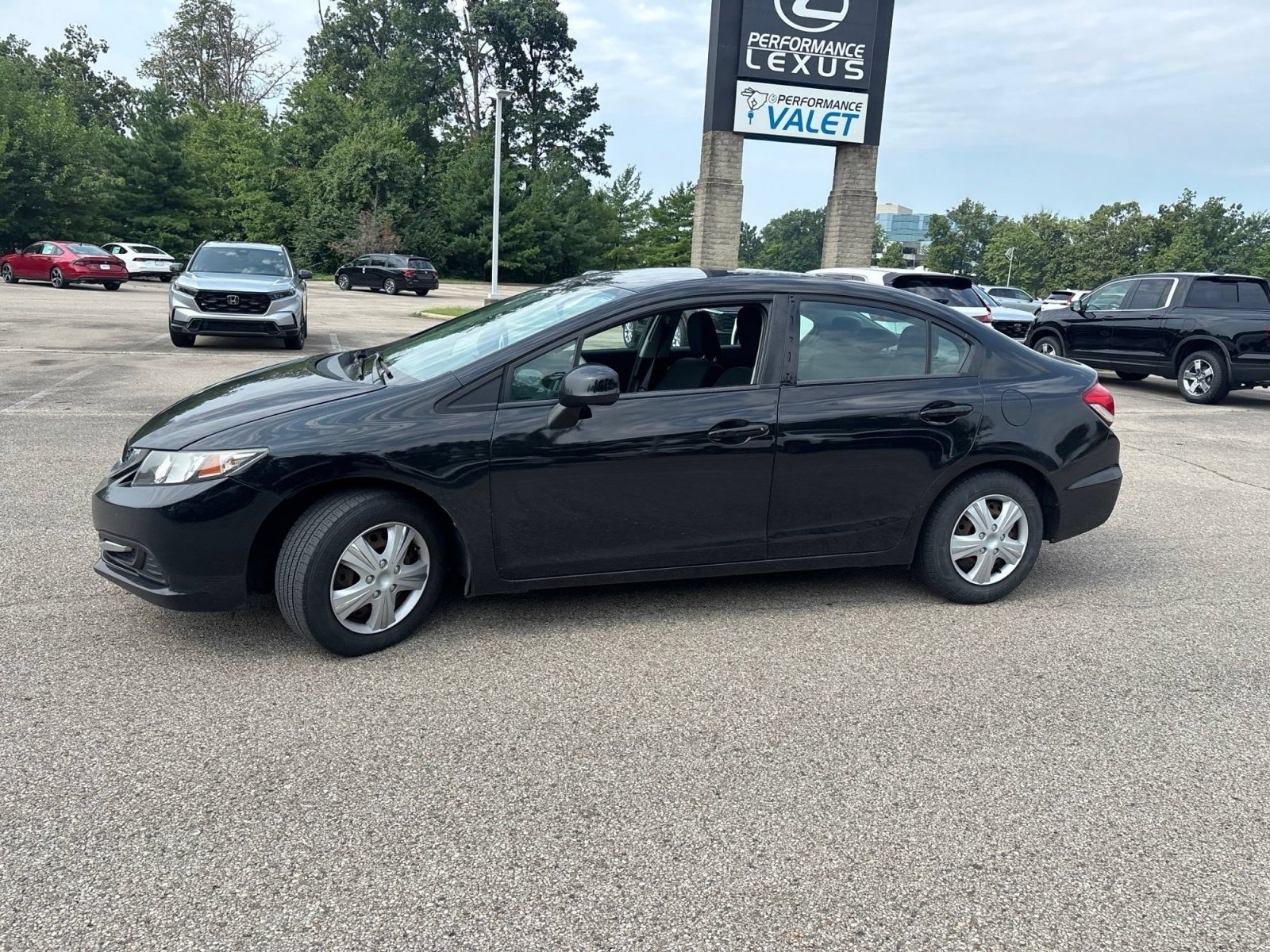 Used 2013 Crystal Black Pearl Honda LX image 5
