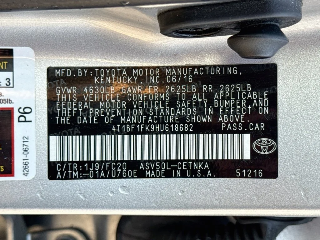Used 2017 Celestial Silver Metallic Toyota LE image 42