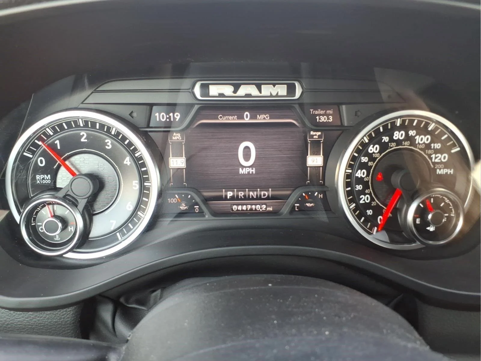 Used 2023 Diamond Black Crystal Pearlcoat Ram Laramie image 20