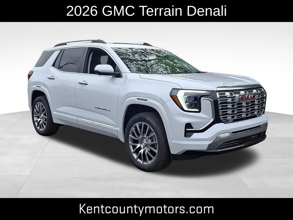 New 2026 Glacier White Tricoat GMC Denali image 1