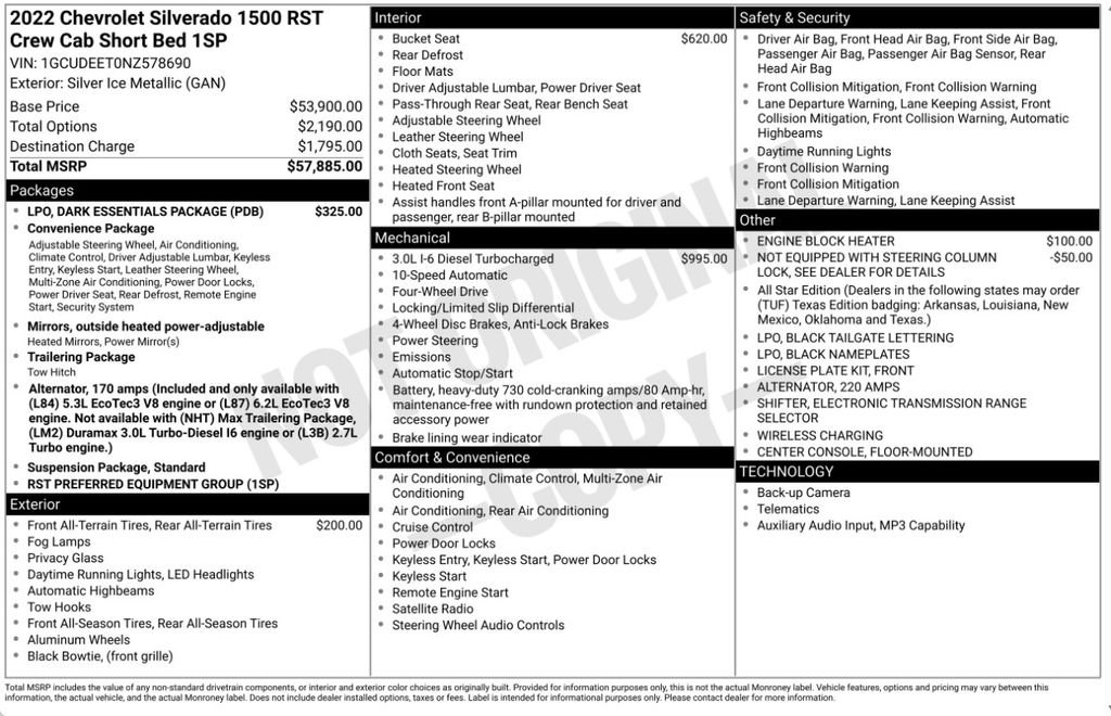 Used 2022 Silver Chevrolet RST image 8