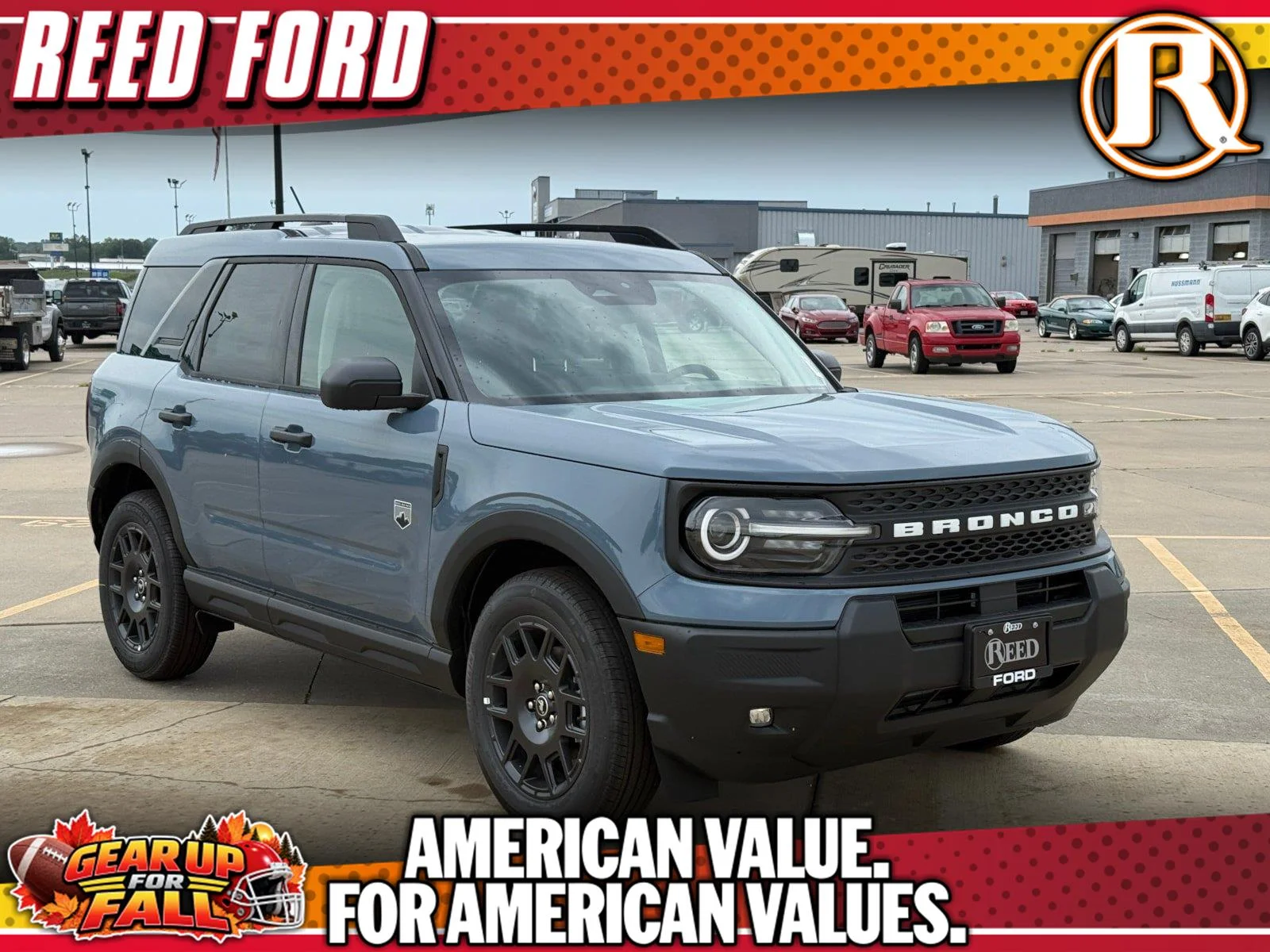 New 2026 Azure Gray Metallic Tri-Coat Ford Big Bend® image 1